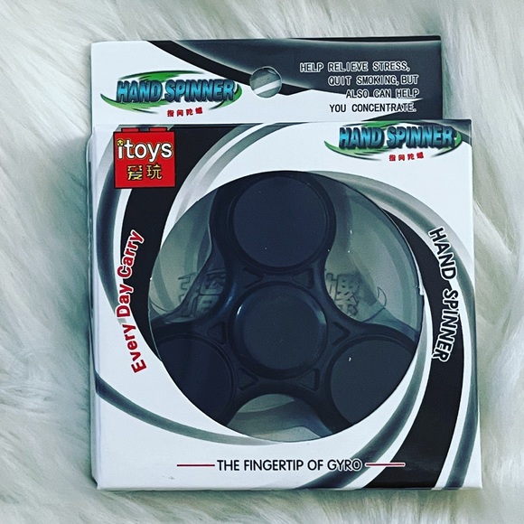 Black Fidget Spinner New in Box - Picture 3 of 4